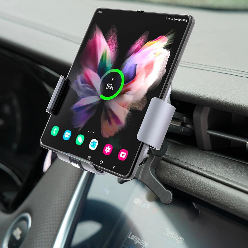 CAR WIRELESS FAST CHARGING AUTO CLAMPING MOUNT - InDayz™