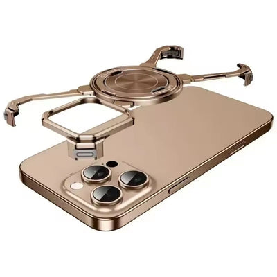 ArmorFlex Case for iPhone 16, 15, 14, 13 Pro Max | MagSafe 360° Rotatable Kickstand & Frameless Shockproof Design