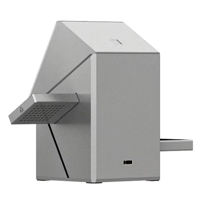 Back view - Grey - MaxCharge 3-in-1 Wireless Charging Station | 15W Qi2 Fast Charging for iPhone 16, 15, 14, 13, 12 Series, Apple Watch & AirPods