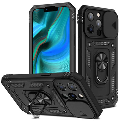 MagDefender Slide Case for iPhone 16-14 Pro Max - Shockproof & MagSafe