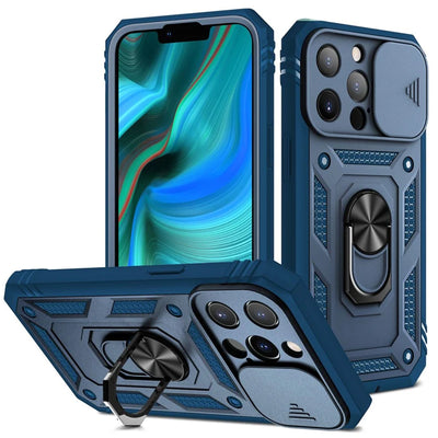 MagDefender Slide Case for iPhone 16-14 Pro Max - Shockproof & MagSafe