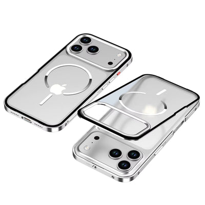 FrostEdge™ MagSafe Metal Frame Case for iPhone 14–17 Pro Max