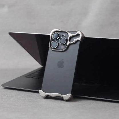 Irregular Luxe Aluminum iPhone 14-16 Pro Max - MagSafe & Camera Protection Case