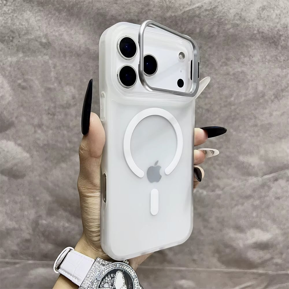 LumiStand™ Matte Magnetic Case with Kickstand for iPhone 17 / 16 / 15