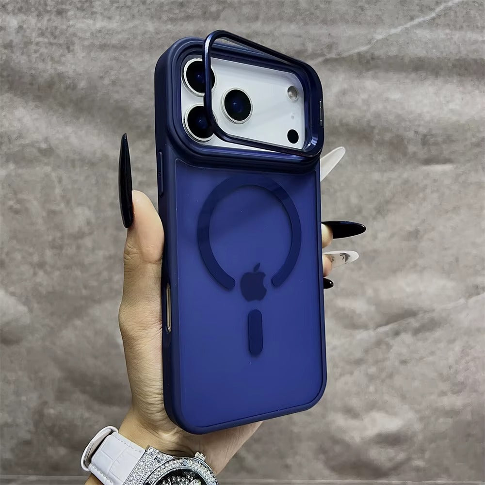LumiStand™ Matte Magnetic Case with Kickstand for iPhone 18 / 17 / 16 / 15