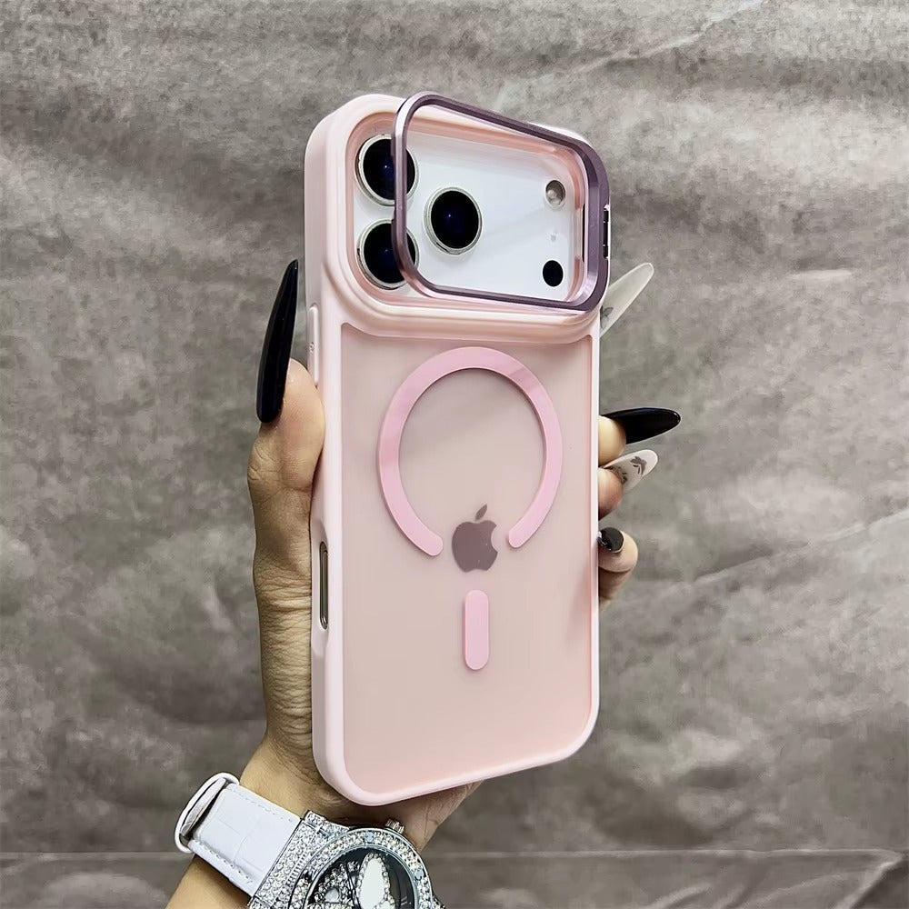 LumiStand™ Matte Magnetic Case with Kickstand for iPhone 18 / 17 / 16 / 15