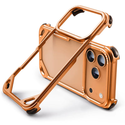 OatsEdge™ Frameless Metal Case for iPhone 17 Pro & Pro Max