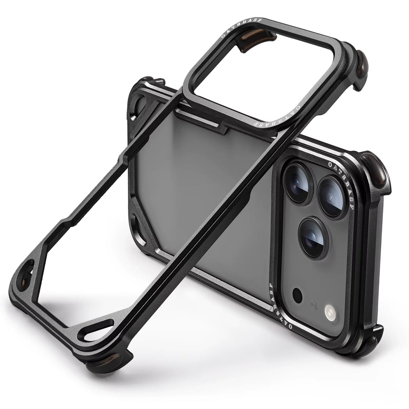 OatsEdge™ Frameless Metal Case for iPhone 17 Pro & Pro Max