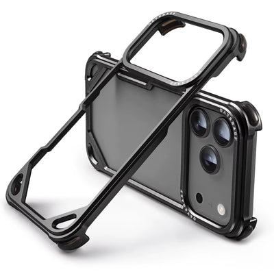 OatsEdge™ Frameless Metal Case for iPhone 17 Pro & Pro Max