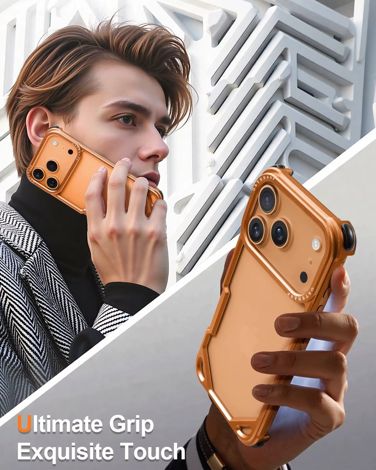 OatsEdge™ Frameless Metal Case for iPhone 17 Pro & Pro Max