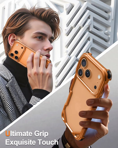 OatsEdge™ Frameless Metal Case for iPhone 17 Pro & Pro Max