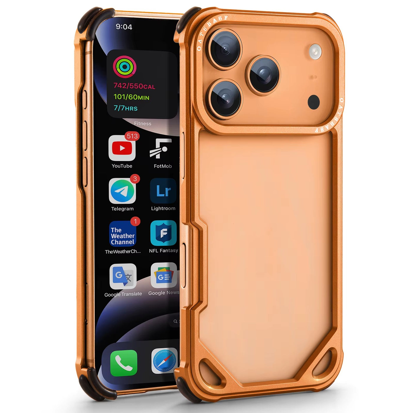 OatsEdge™ Frameless Metal Case for iPhone 17 Pro & Pro Max