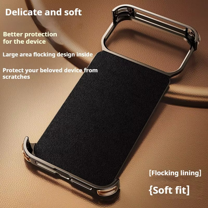 RingLux™ Leather Metal Case with 360° Stand for iPhone 17 Series