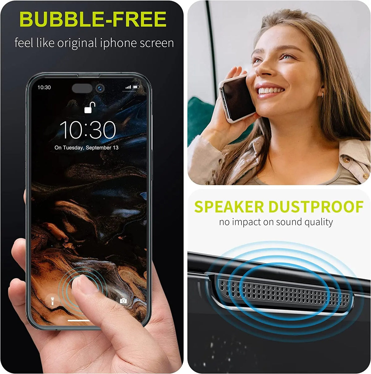 StealthView Privacy Glass  iPhone 17, 16, 15, 14  Anti-Spy & Scratch Protection