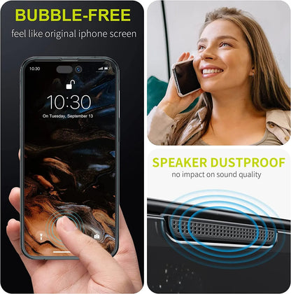 StealthView Privacy Glass  iPhone 17, 16, 15, 14  Anti-Spy & Scratch Protection