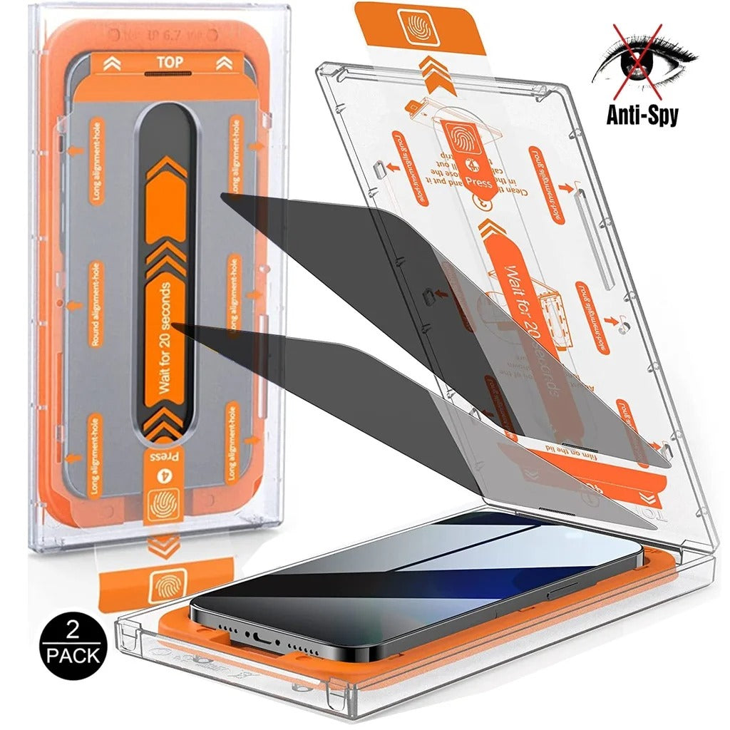 StealthView Privacy Glass  iPhone 17, 16, 15, 14  Anti-Spy & Scratch Protection