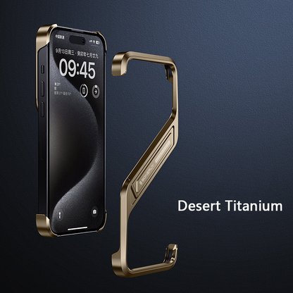 S-Frame Aluminum  iPhone 16, 15, 14 Pro Max Heat Dissipation & Invisible Kickstand Case