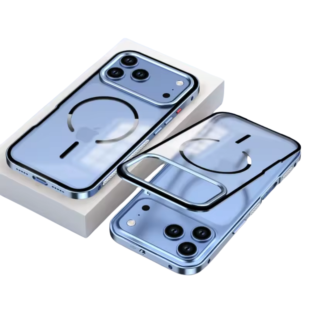 FrostEdge™ MagSafe Metal Frame Case for iPhone 18 / 17 / 16 Series