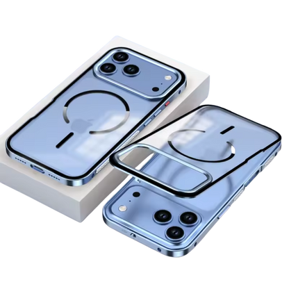 FrostEdge™ MagSafe Metal Frame Case for iPhone 18 / 17 / 16 Series