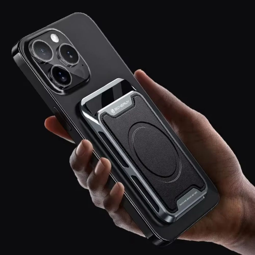 Slim and Portable for On-the-Go Use - Magsafe iPhone Wallet