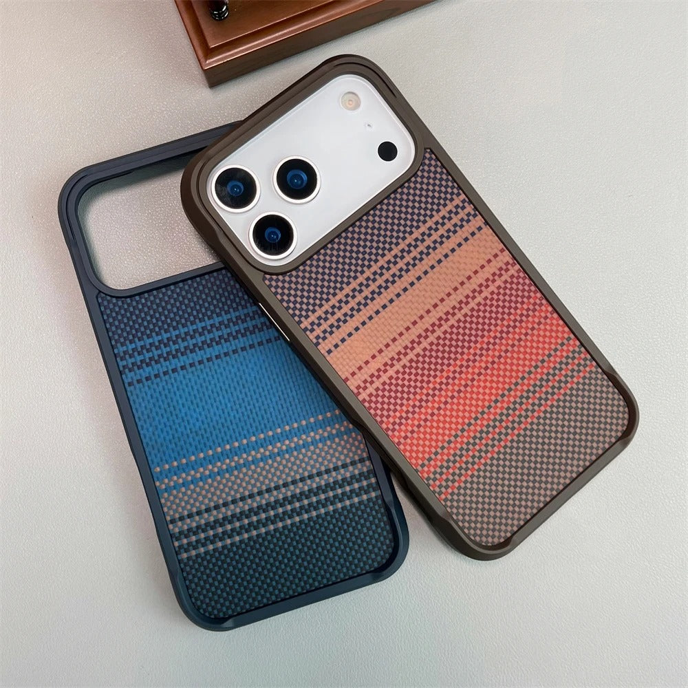 TitanGuard™ Magnetic Carbon Fiber Case for iPhone 17 / 16 / 15 / 14 Pro Max