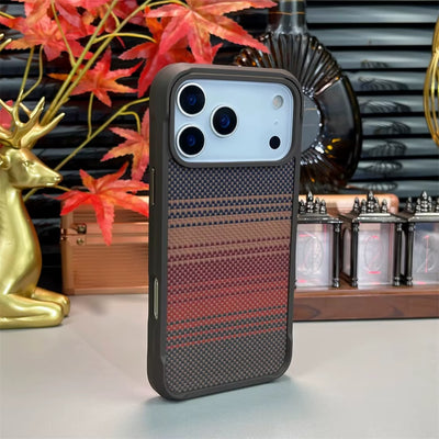TitanGuard™ Magnetic Carbon Fiber Case for iPhone 17 / 16 / 15 / 14 Pro Max