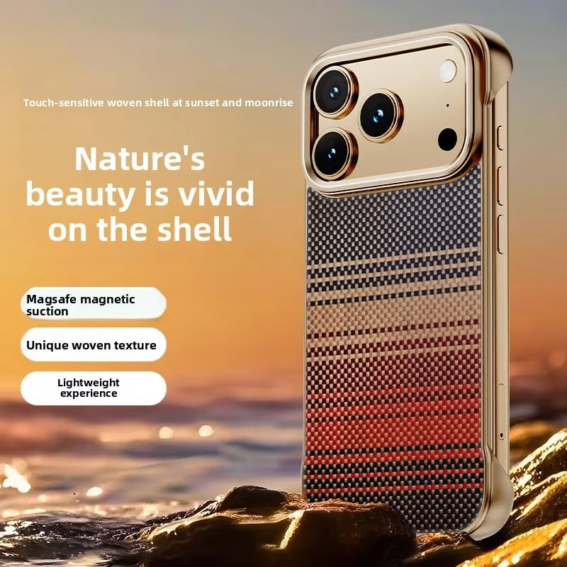 TitanEdge™ Frameless Carbon Fiber Case for iPhone 17 Series