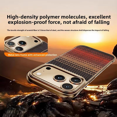 TitanEdge™ Frameless Carbon Fiber Case for iPhone 17 Series