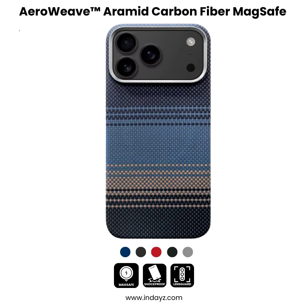 AeroWeave™ Aramid Carbon Fiber MagSafe Case for iPhone 17 Series