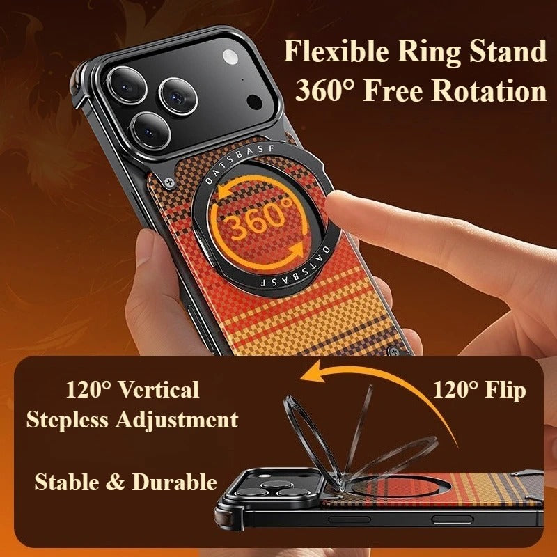 CarbonMatrix™ 360 Ring Case for iPhone 17 Series