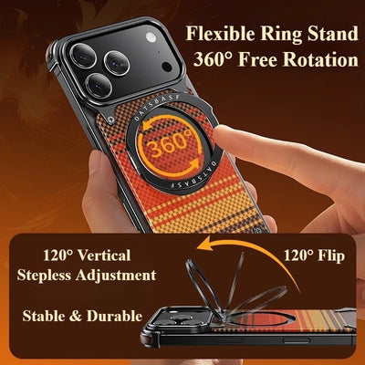 CarbonMatrix™ 360 Ring Case for iPhone 17 Series