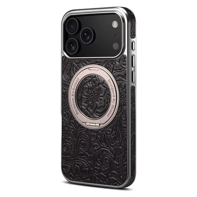 TangBloom™ Leather Flower Stand Case for iPhone 17 Series