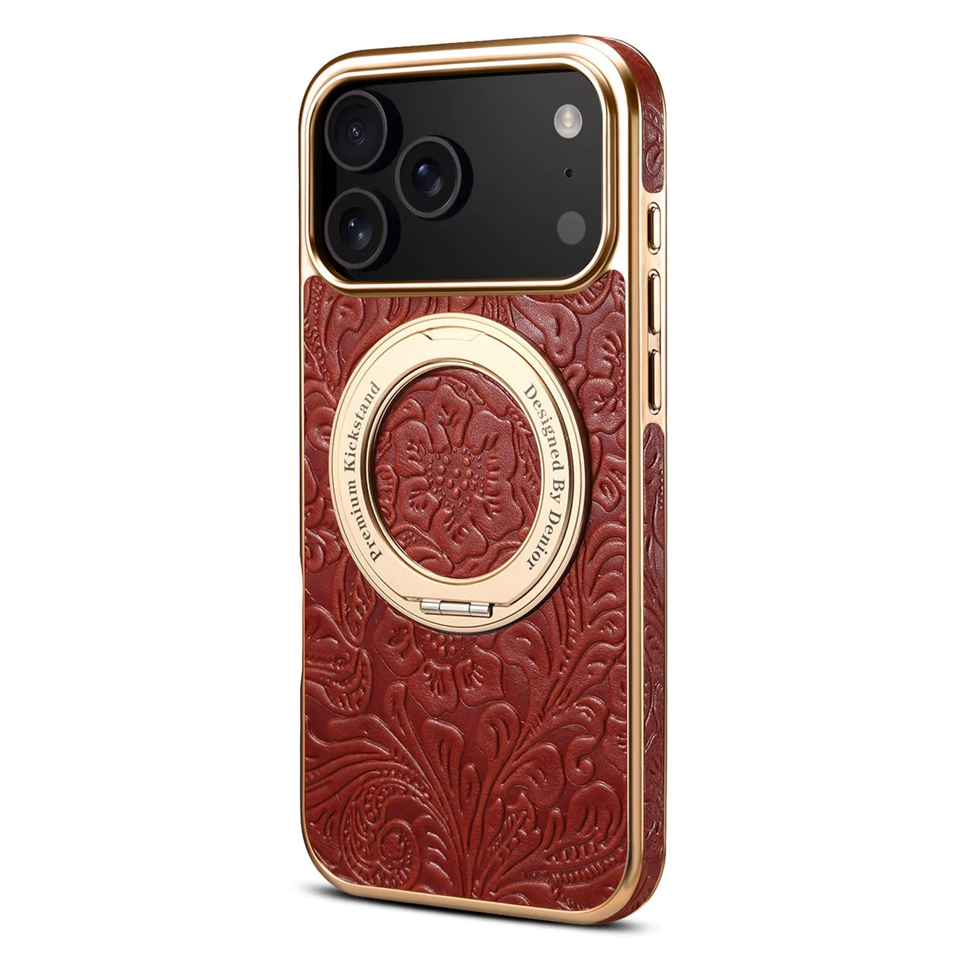 TangBloom™ Leather Flower Stand Case for iPhone 17 Series