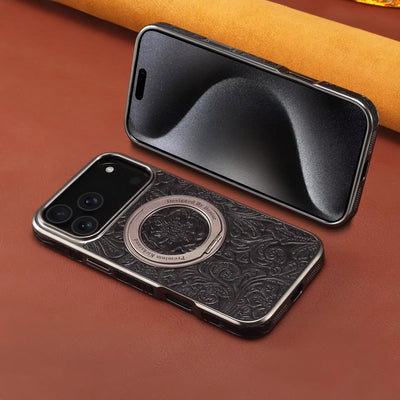 TangBloom™ Leather Flower Stand Case for iPhone 17 Series