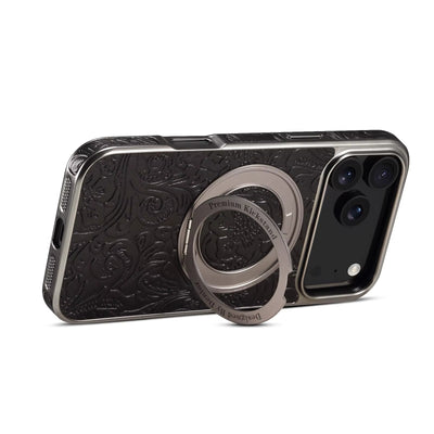 TangBloom™ Leather Flower Stand Case for iPhone 17 Series
