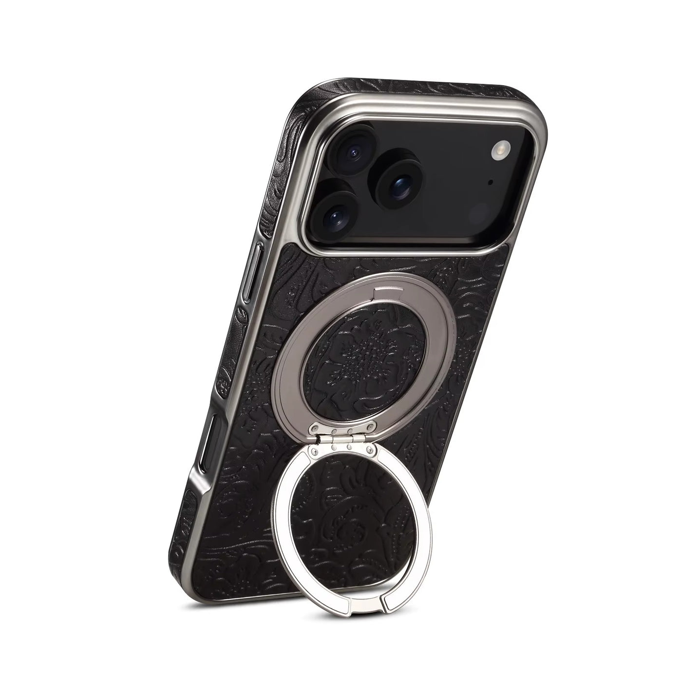 TangBloom™ Leather Flower Stand Case for iPhone 17 Series