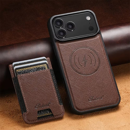 VeronaFolio™ 2-in-1 Magnetic Leather Wallet Case for iPhone 17 / 16 / 15 / 14 Series