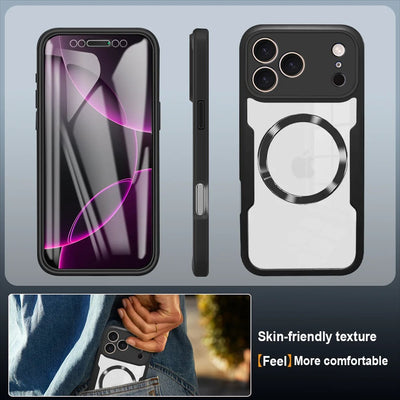 CrystalGuard™ 360 MagSafe Clear Case for iPhone 17 / 16 / 15 / 14 Pro Max