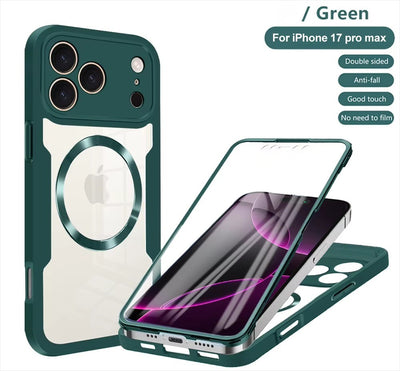 CrystalGuard™ 360 MagSafe Clear Case for iPhone 17 / 16 / 15 / 14 Pro Max