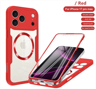CrystalGuard™ 360 MagSafe Clear Case for iPhone 17 / 16 / 15 / 14 Pro Max