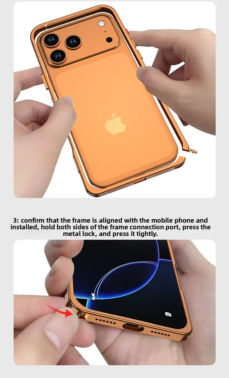ForgeLock™ Alloy Frame Bumper Case for iPhone 17 Series