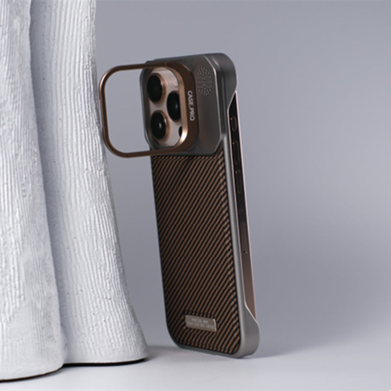 CarbonEdge iPhone   MagSafe Protection with Alloy Lens Holder Case