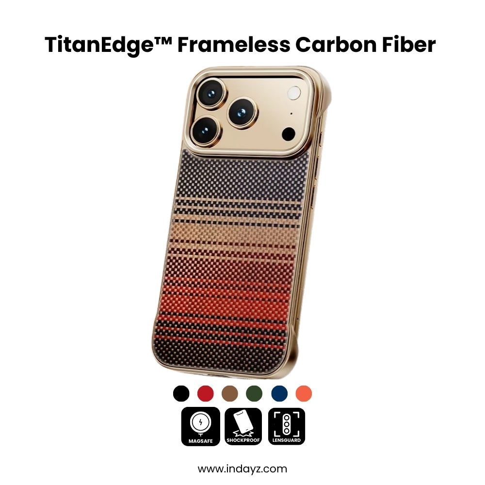 TitanEdge™ Frameless Carbon Fiber Case for iPhone 17 Series
