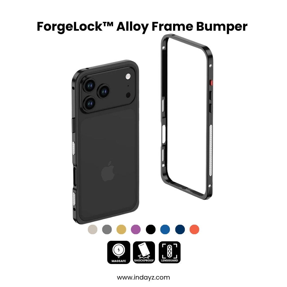 ForgeLock™ Alloy Frame Bumper Case for iPhone 17 Series