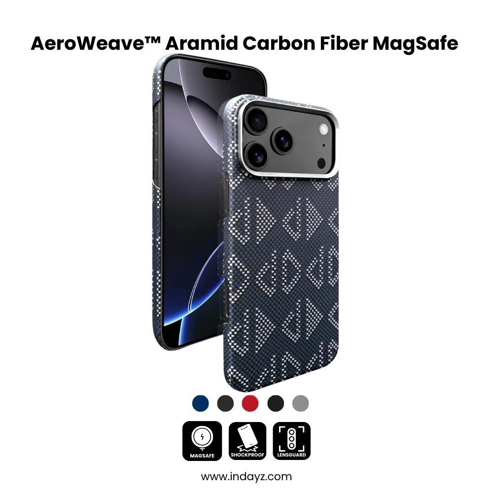 AeroWeave™ Aramid Carbon Fiber MagSafe Case for iPhone 17 Series
