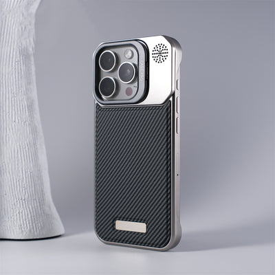 CarbonEdge iPhone   MagSafe Protection with Alloy Lens Holder Case