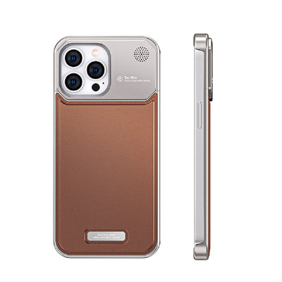 AromaCool Leather  iPhone 16, 15, 14 Magnetic & Heat Dissipating Case