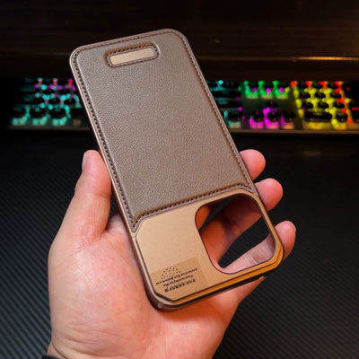 AromaCool Leather  iPhone 16, 15, 14 Magnetic & Heat Dissipating Case