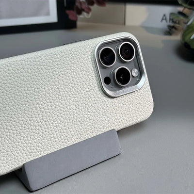 Timeless Luxe MagSafe  iPhone 16, 15 Slim Leathe Design Case