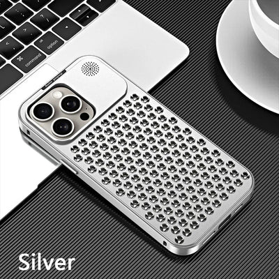 AromaCool Metal iPhone 14-16 Pro Max Fragrance & Cooling Design Case